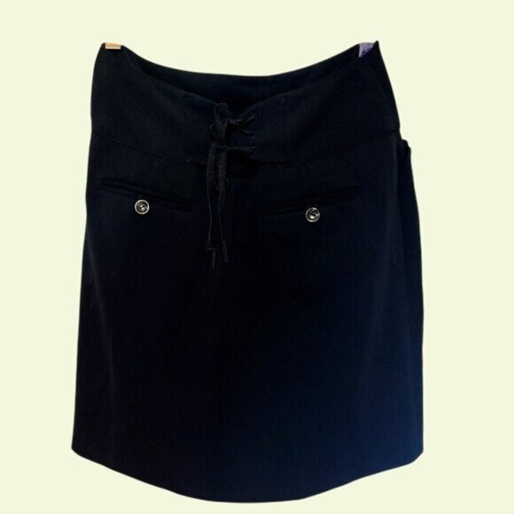 Harve Bernard Women's Size 6 Petite Contemporary Avant Garde Bodycon Skirt - Picture 1 of 8